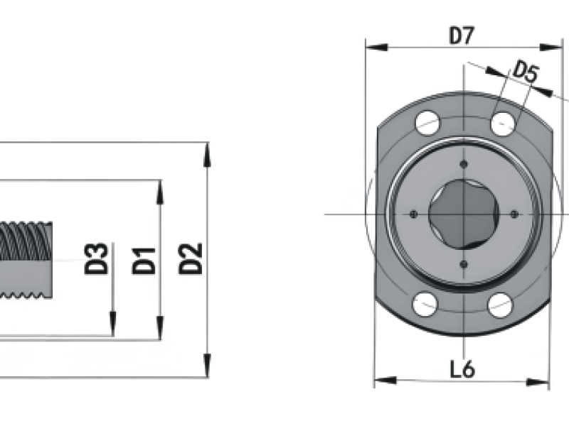 行星滚柱丝杠副-RV 技术参数