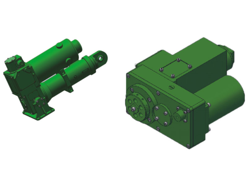 电动高低机锁紧装置